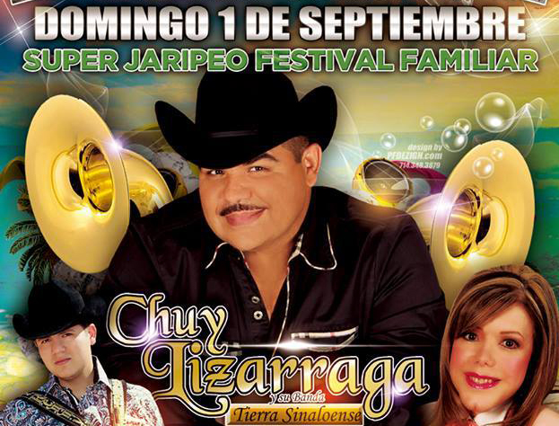 Domingo 1 de Septiembre Jaripeo Chuy Lizarraga