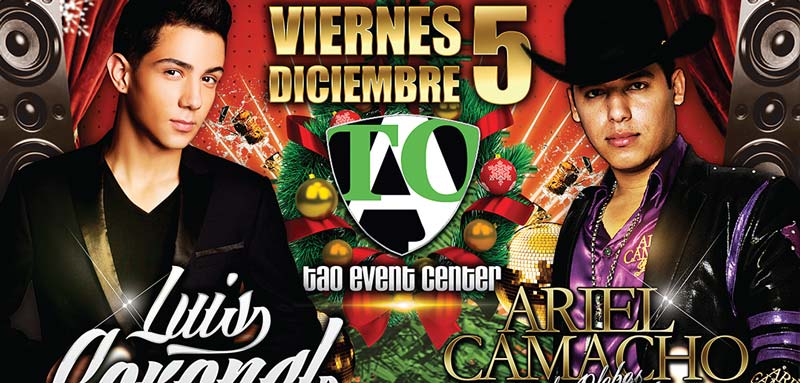 Luis Coronel y Ariel Camacho La Fortuna Entertainment Viernes 5 Diciembre